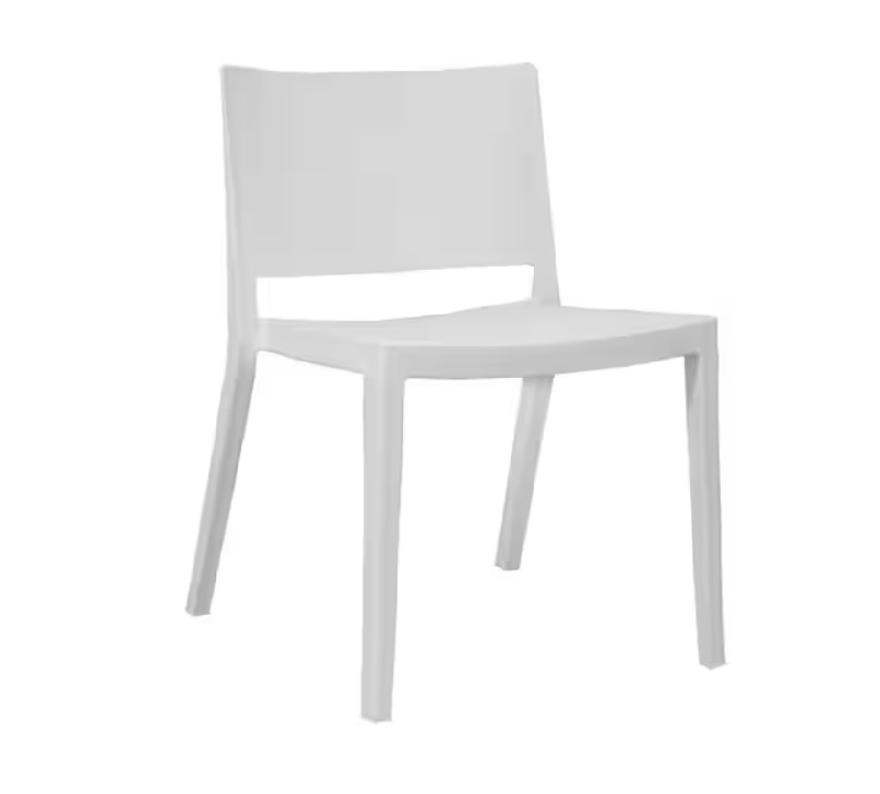 Standard Cafe-Height Chair White